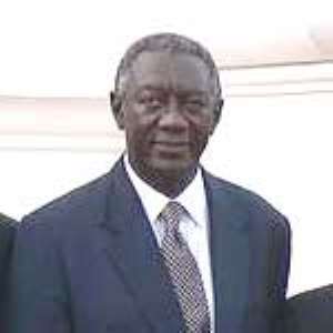 President Kufuor votes in nationwide poll